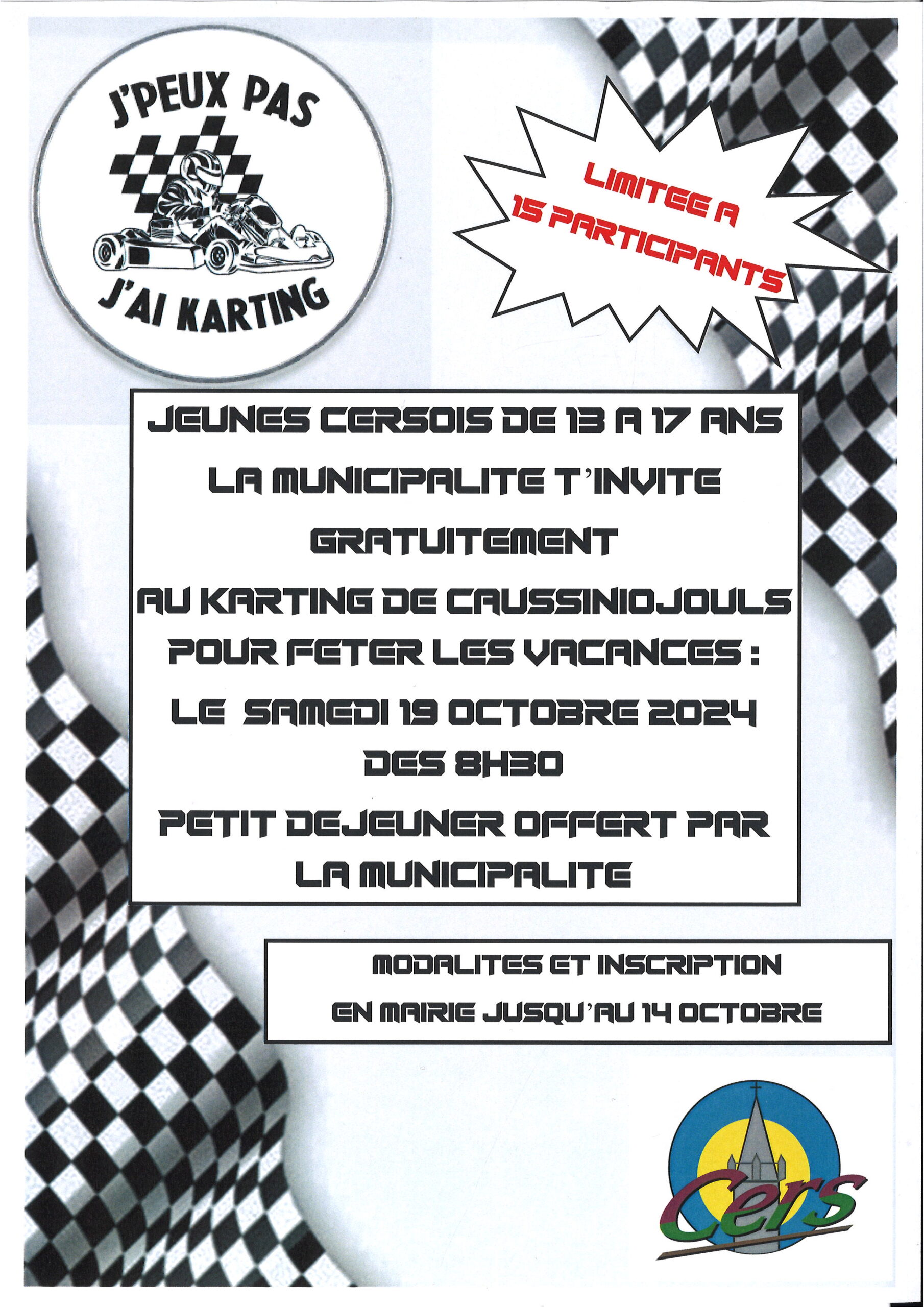 Lire la suite à propos de l’article SORTIE KARTING CAUSSINIOJOULS 19/10/24