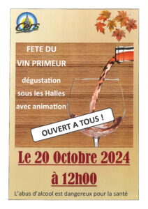 Fête du vin nouveau le 20 octobre 2024