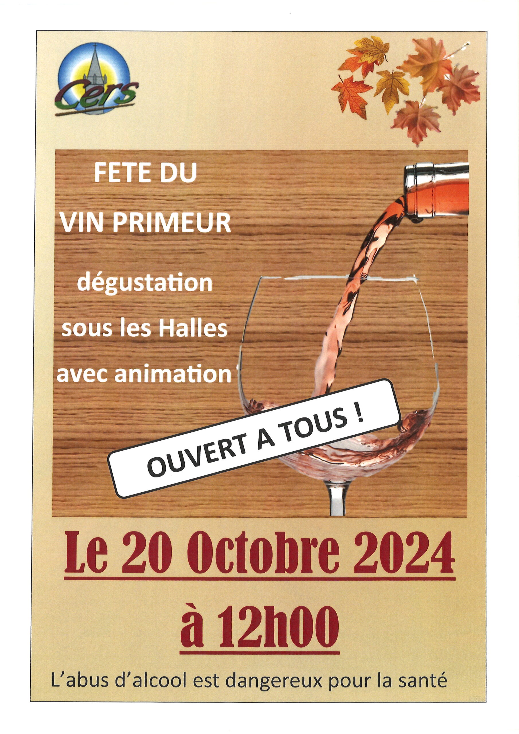 You are currently viewing Fête du vin nouveau le 20 octobre 2024