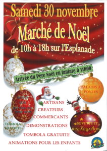 Marché de Noël 30 novembre 2024