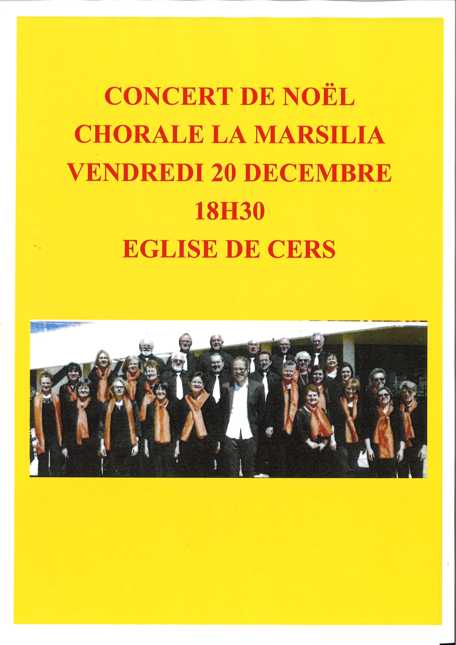 Lire la suite à propos de l’article Concert de Noël par la chorale La Marsilia